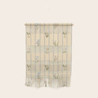 Cozy Cottage Flowers With Stripes Wall Hanging Gallery Image 1