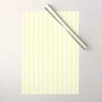 Melo Yellow Stripe Wrapping Paper Gallery Image 1
