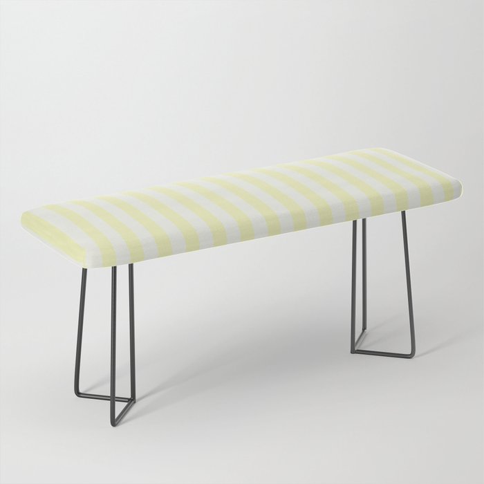 Melo Yellow Stripe Bench Gallery Image 1