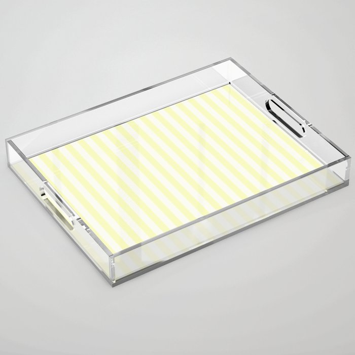 Melo Yellow Stripe Acrylic Tray Gallery Image 1