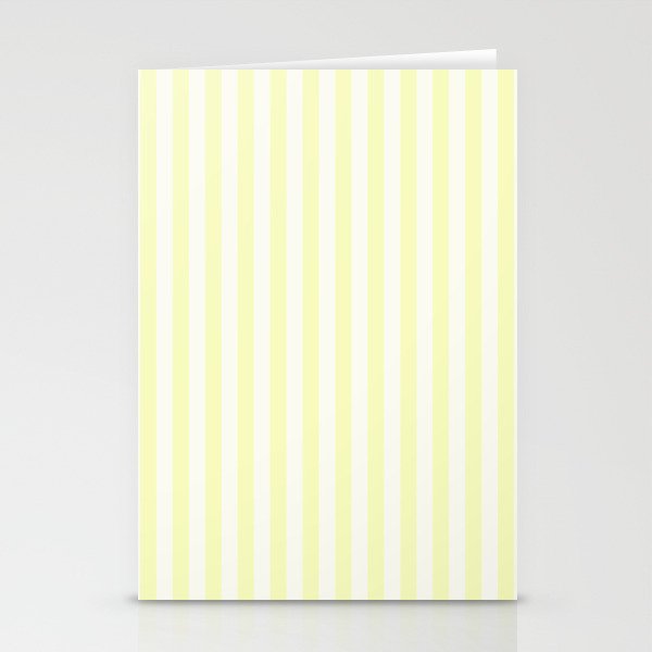 Melo Yellow Stripe Stationery Card Gallery Image 2