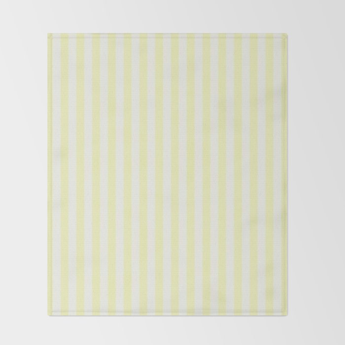 Melo Yellow Stripe Throw Blanket Gallery Image 2