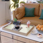 Melo Yellow Stripe Serving Tray Gallery Image 2