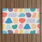 Cat Landscape 168 - Colourful Cats Outdoor Rug Gallery Image 1