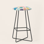 Cat Landscape 168 - Colourful Cats Stool Gallery Image 1