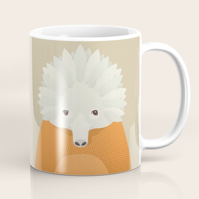 Whimsy Echidna, Animal Portrait Coffee Mug Gallery Image 1