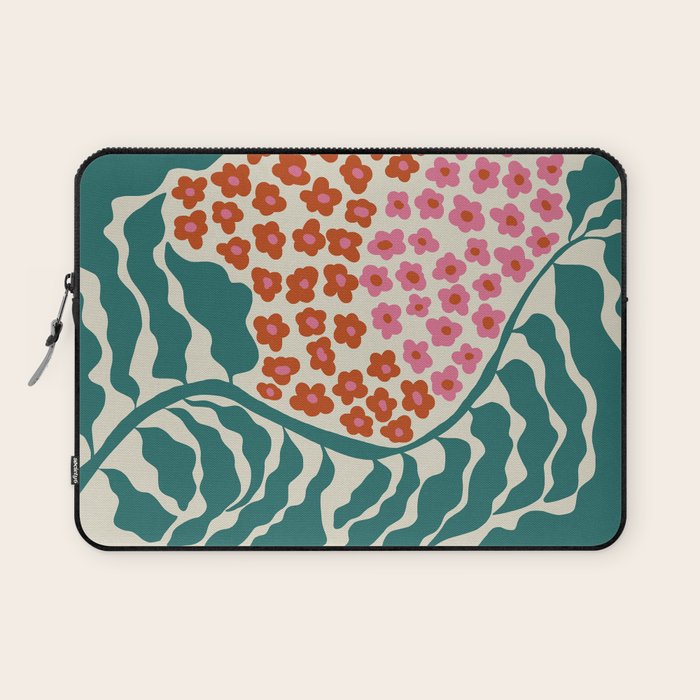 Fern floral farm Laptop Sleeve Gallery Image 1