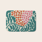 Fern floral farm Bath Mat Gallery Image 1