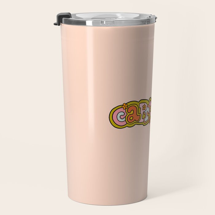 Capricorn Doodle Letters Travel Mug Gallery Image 3