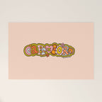 Capricorn Doodle Letters Welcome Mat Gallery Image 1