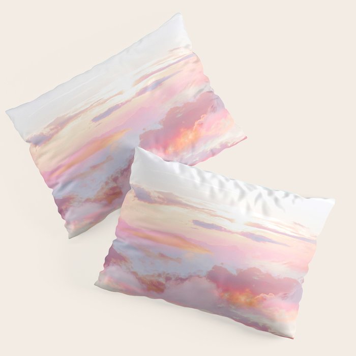 Blush Clouds #digital #photography Pillow Sham Gallery Image 3