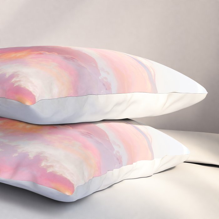 Blush Clouds #digital #photography Pillow Sham Gallery Image 3