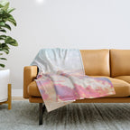 Blush Clouds #digital #photography Throw Blanket Gallery Image 1
