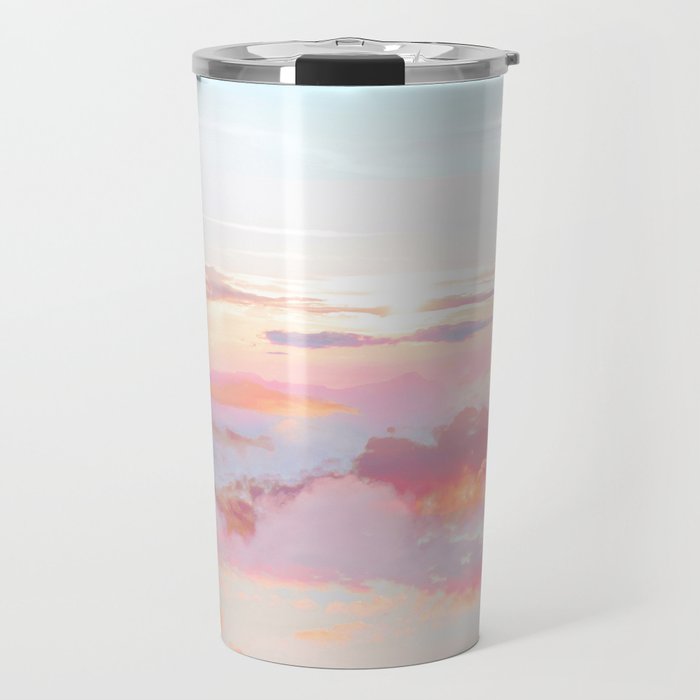 Blush Clouds #digital #photography Travel Mug Gallery Image 1
