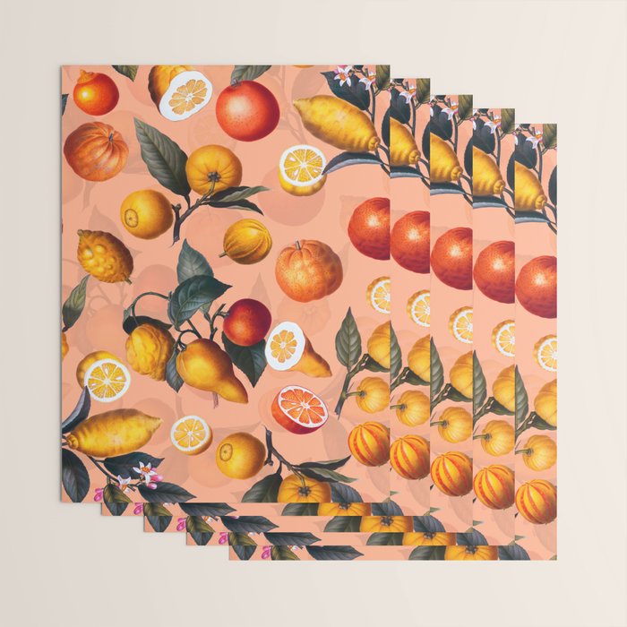 Vintage Fruit Pattern XXV Wrapping Paper Gallery Image 3