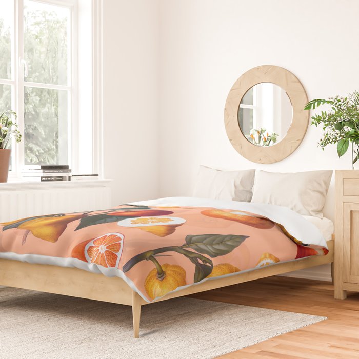 Vintage Fruit Pattern XXV Duvet Cover Gallery Image 2