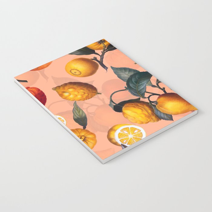 Vintage Fruit Pattern XXV Notebook Gallery Image 3