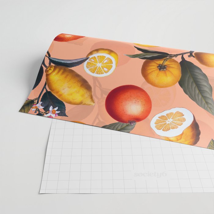 Vintage Fruit Pattern XXV Wrapping Paper Gallery Image 2