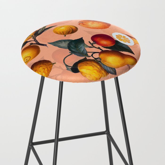 Vintage Fruit Pattern XXV Stool Gallery Image 2