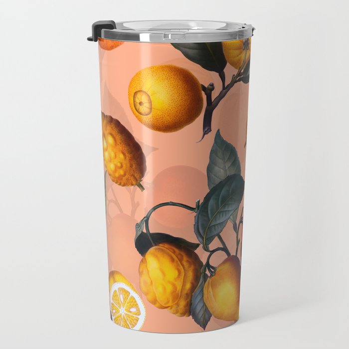 Vintage Fruit Pattern XXV Travel Mug Gallery Image 3