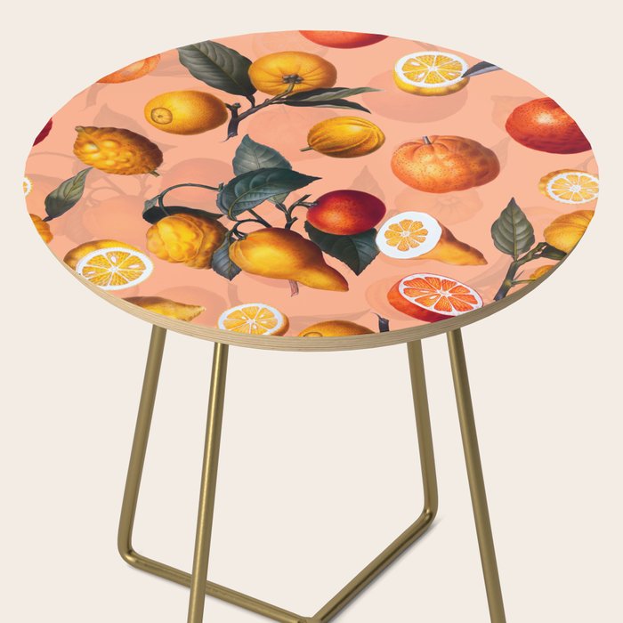 Vintage Fruit Pattern XXV Side Table Gallery Image 2