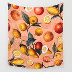 Vintage Fruit Pattern XXV Wall Tapestry Gallery Image 4