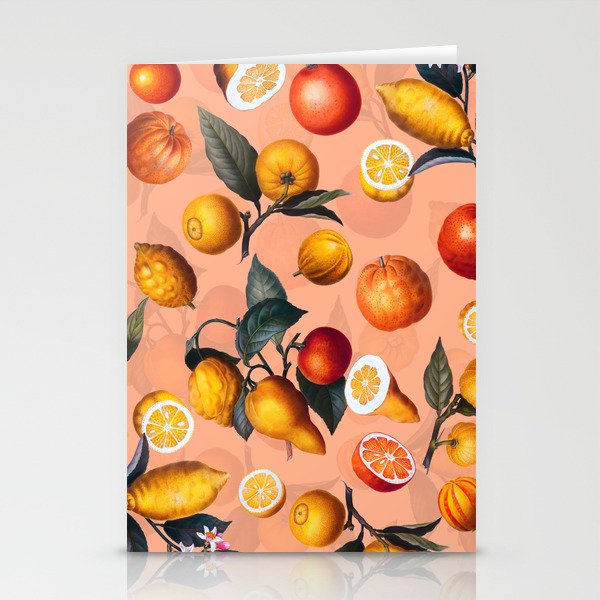 Vintage Fruit Pattern XXV Stationery Card Gallery Image 2