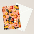 Vintage Fruit Pattern XXV Stationery Card Gallery Image 2