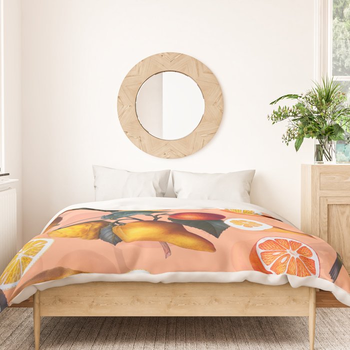 Vintage Fruit Pattern XXV Duvet Cover Gallery Image 3