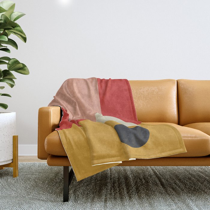 Minimalist #14 Throw Blanket Gallery Image 1