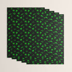 Aliens and UFOs Pattern Wrapping Paper Gallery Image 3
