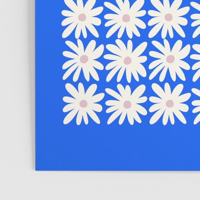 Daisies in Blue Poster Gallery Image 3