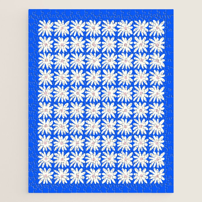 Daisies in Blue Jigsaw Puzzle Gallery Image 1