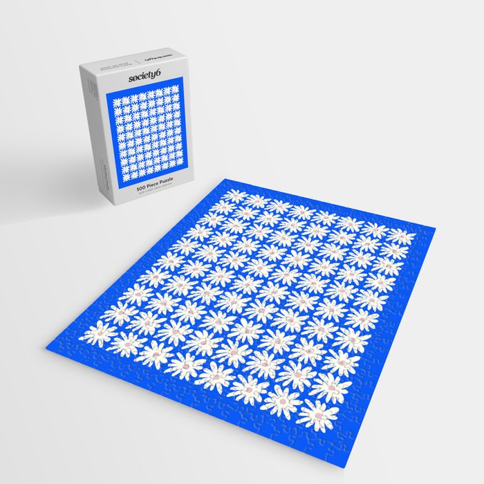 Daisies in Blue Jigsaw Puzzle Gallery Image 2