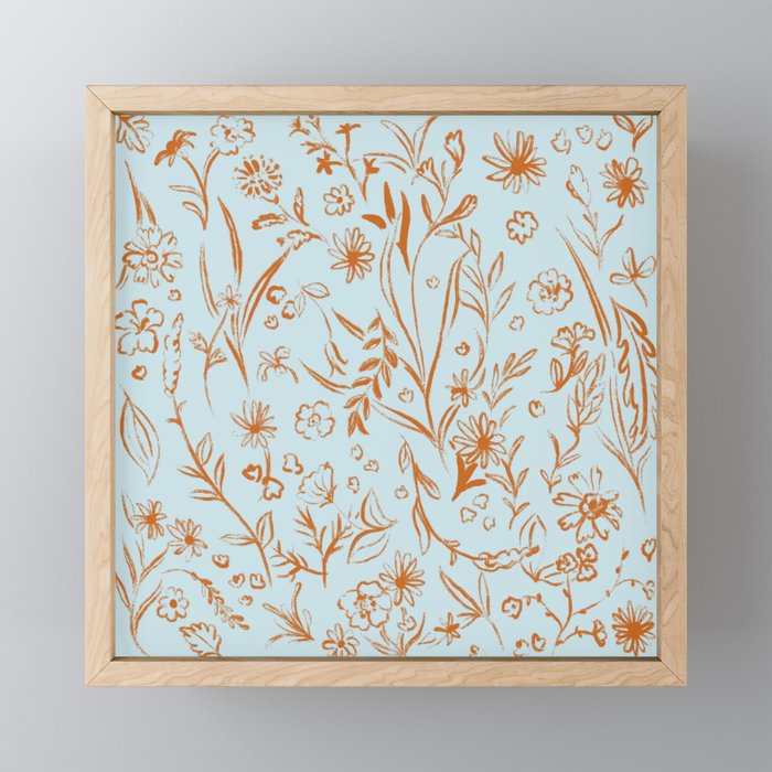 Wild Garden Drawing (Mix) Mini Art Print Gallery Image 1