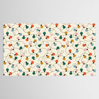 Vintage christmas lights art pattern Tablecloth Gallery Image 2