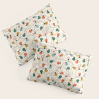 Vintage christmas lights art pattern Pillow Sham Gallery Image 3