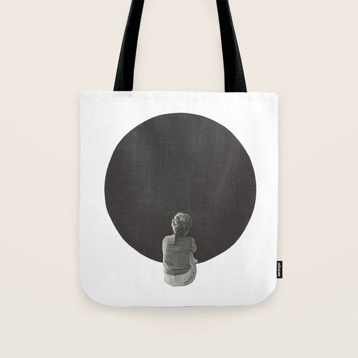 Black Planet Tote Bag Gallery Image 1