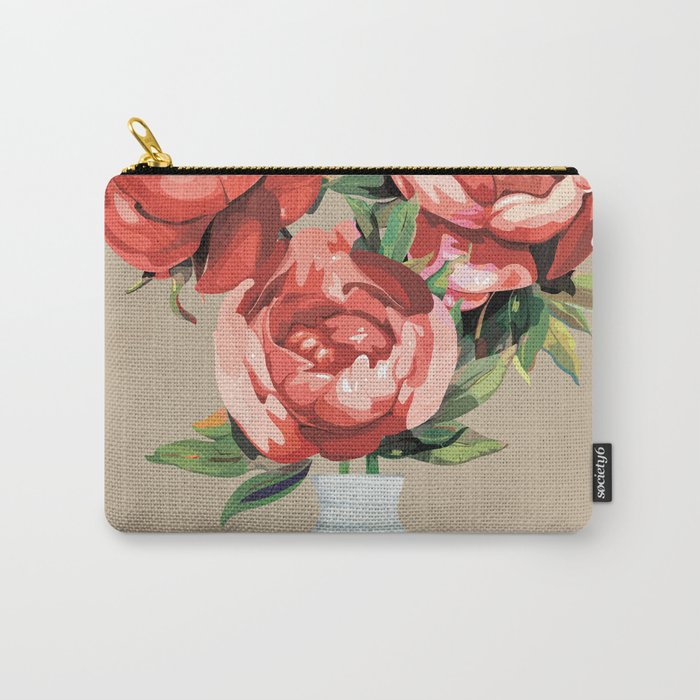 Vase of Flowers 4 Carry All Pouch Gallery Image 1