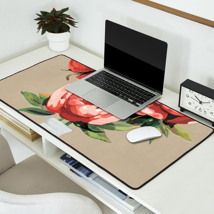 Vase of Flowers 4 Desk Mat Gallery Image 2