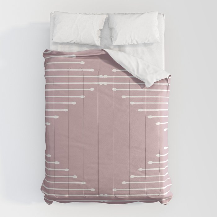 Geo (Linen Lilac) Comforter Gallery Image 6
