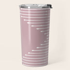 Geo (Linen Lilac) Travel Mug Gallery Image 2
