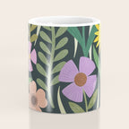Wildflower Garden - Dark Coffee Mug Gallery Image 4
