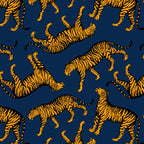 Tigers (Navy Blue and Marigold) Coffee Mug Gallery Image 2