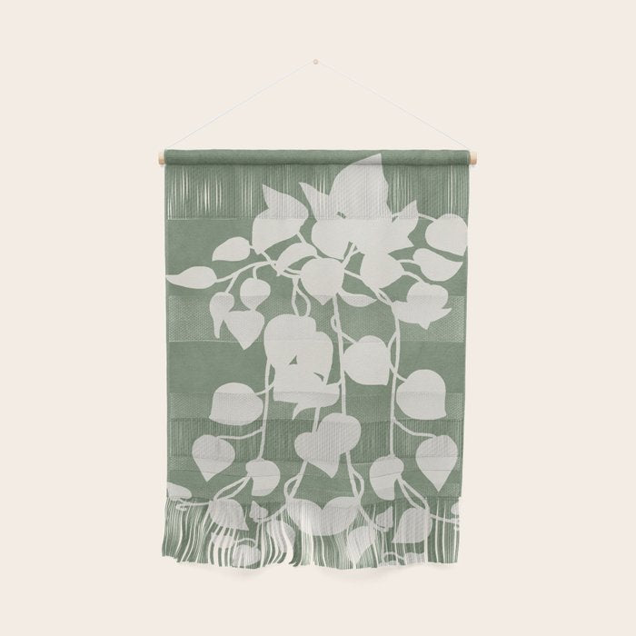 Minimal Abstract Leaves 16 Wall Hanging Gallery Image 1