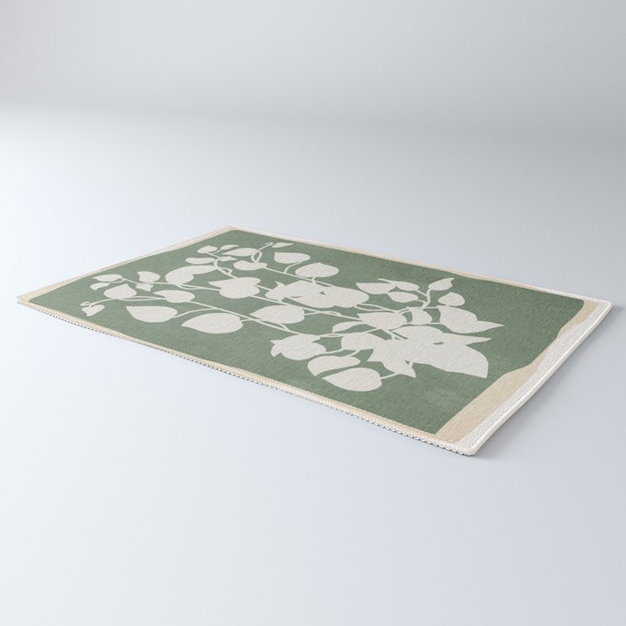 Minimal Abstract Leaves 16 Rug Gallery Image 3