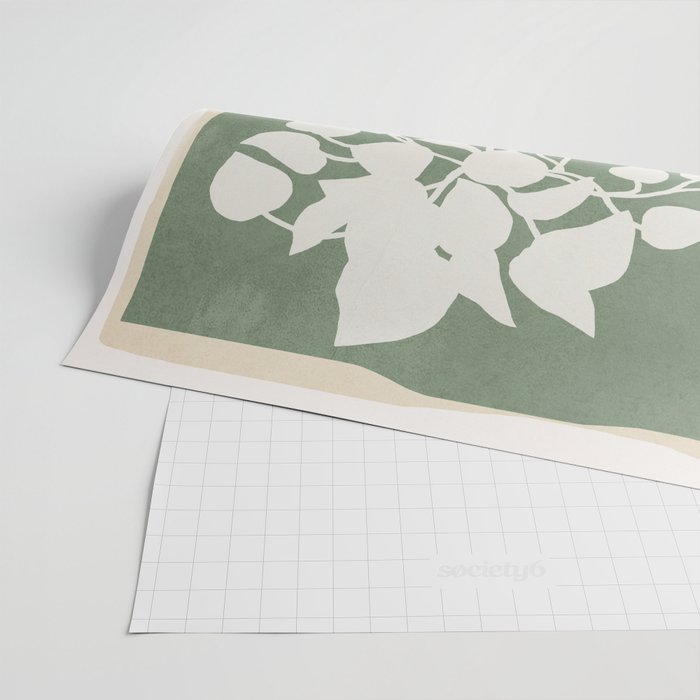 Minimal Abstract Leaves 16 Wrapping Paper Gallery Image 2