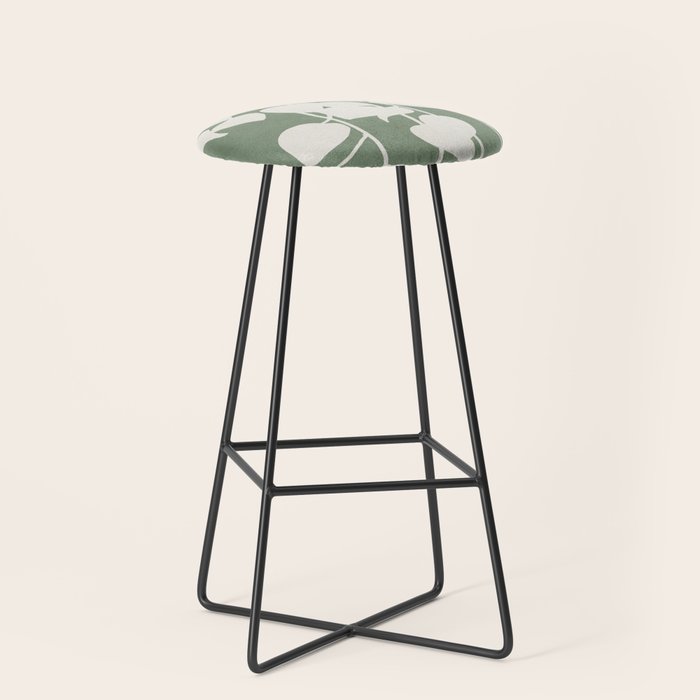 Minimal Abstract Leaves 16 Stool Gallery Image 1