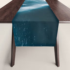 Surfers in Motion - Aerial Ocean Wave Photography Table Runner Gallery Image 1