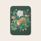 Strawberry Fox Bath Mat Gallery Image 1